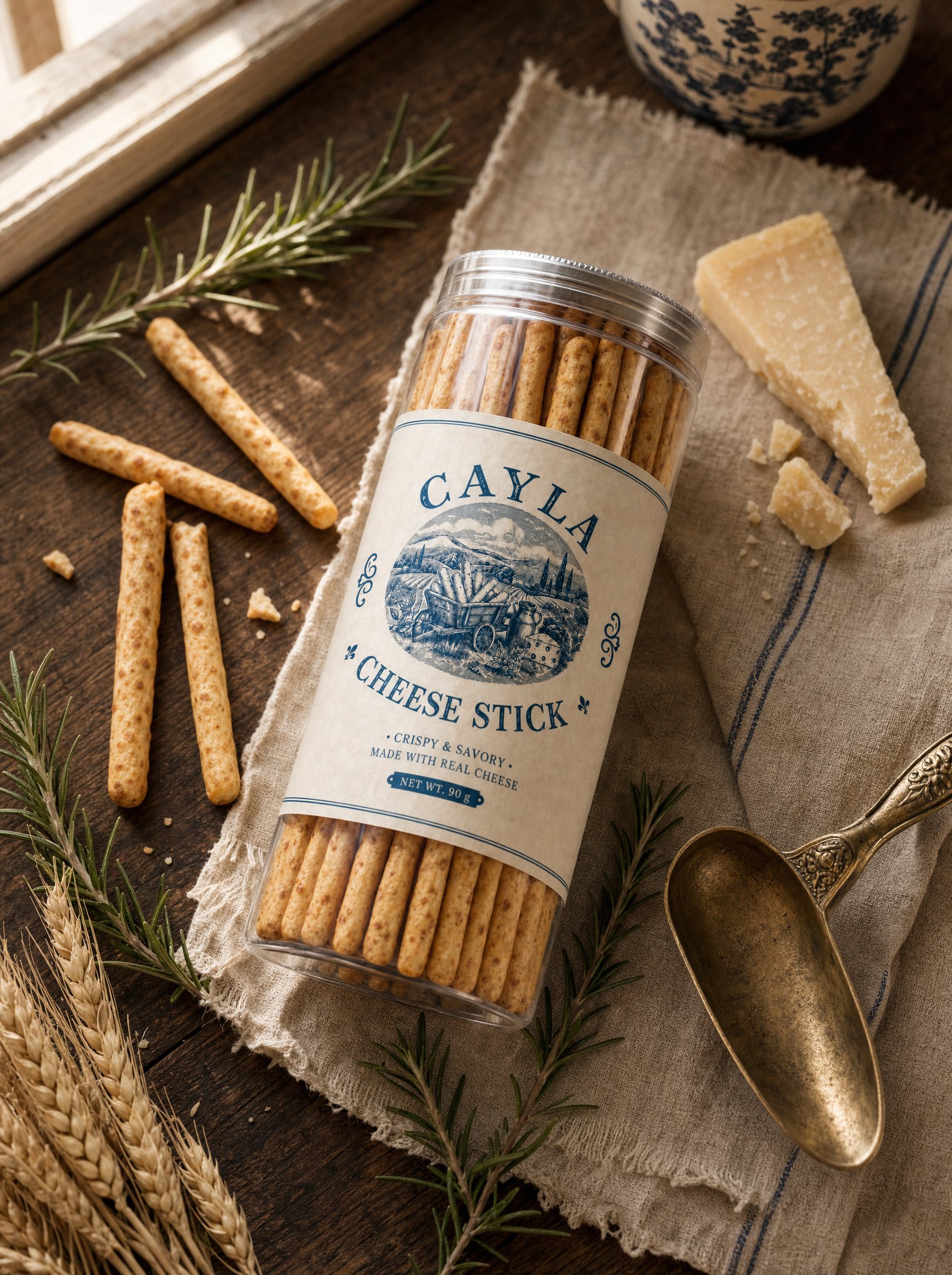 Single jar of Cayla Cheese Stick